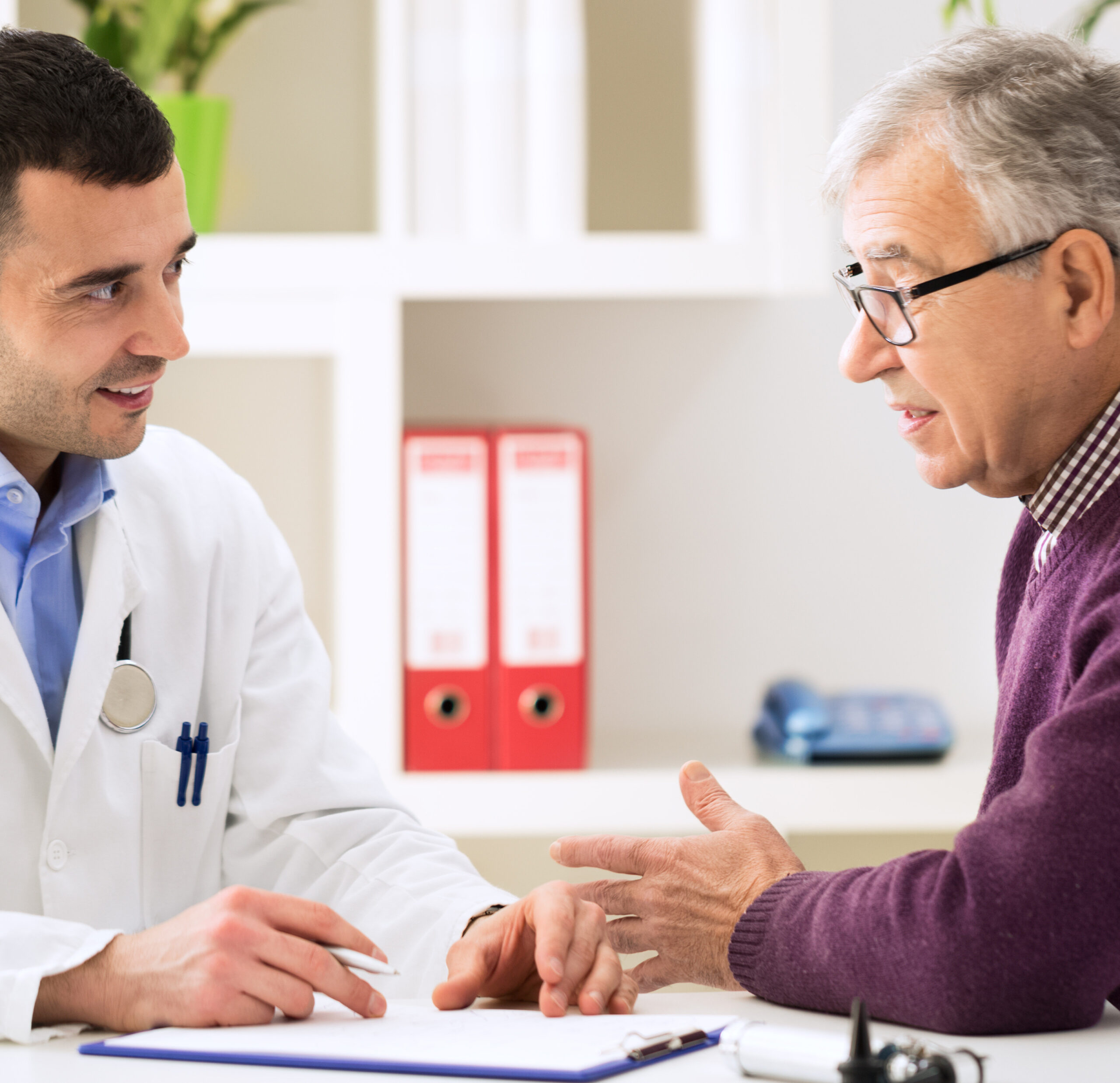 Prostate Cancer Clinical Study: Treatment Planning Consultation Between Healthcare Provider and Patient